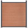 vidaXL Zaunelement Braun 353x186 cm WPC