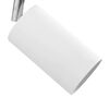 vidaXL Deckenstrahler mit Strahlern Wei&szlig; 38 x 5,5 x 16,5 cm Metall