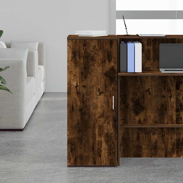 vidaXL Lagerschrank R&auml;uchereiche 40x45x103,5 cm Holzwerkstoff