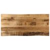 vidaXL Tischplatte mit Baumkante 80x40x3,8 cm Raues Mango Massivholz