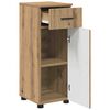 vidaXL Badezimmerschrank mit Schubladen Artisan-Eiche 30 x 35 x 80 cm