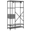 vidaXL Kleiderst&auml;nder mit Schubladen Grau Sonoma 100x40x180 cm