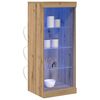 vidaXL LED-Sideboard Artisan-Eiche 41 x 37 x 100 cm Holzwerkstoff