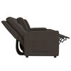 vidaXL Relaxsofa 4-Sitzer mit Getr&auml;nkehaltern Braun Stoff