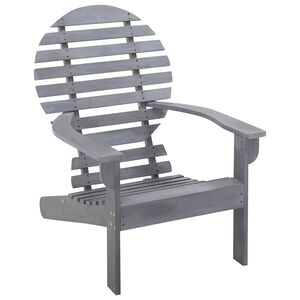 vidaXL Adirondack-Stuhl Massivholz Akazie Grau