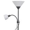 vidaXL Stehlampe Schwarz