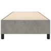 vidaXL Boxspringbettgestell Hellgrau 90x200 cm Samt