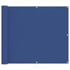 vidaXL Balkonsichtschutz Blau 100 x 500 cm Oxford-Stoff
