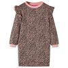 vidaXL Kinder-Pulloverkleid Mittelrosa 104