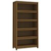 vidaXL B&uuml;cherregal Honigbraun 80x35x154 cm Massivholz Kiefer
