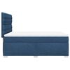 vidaXL Boxspringbett mit Matratze Blau 140x200 cm Stoff