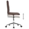 vidaXL Esszimmerstuhl Taupe Stoff