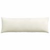 vidaXL Sofakissen 2 St&uuml;ck Creme 120 x 40 cm Cordstoff