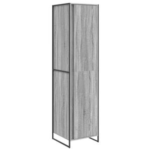 vidaXL Warderobe Graues Sonoma 50 x 50 x 200 cm Holzwerkstoff