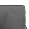 vidaXL Chaise Lounge mit Rock Dunkelgrau 91 x 157 x 91 cm Stoff