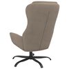 vidaXL Relaxsessel Taupe Wildleder-Optik
