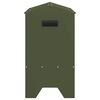 vidaXL Futtertr&ouml;ge f&uuml;r Nutztiere Olive Gr&uuml;n 79 x 35 x 62 cm