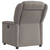 vidaXL Relaxsessel Taupe Stoff