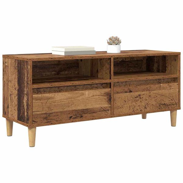 vidaXL TV-Schr&auml;nk Altholz 100 x 34,5 x 44,5 cm Holzwerkstoff