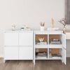 vidaXL Sideboards 2 Stk. Wei&szlig; 70x41x75 cm Holzwerkstoff