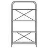 vidaXL B&uuml;cherregal Graues Sonoma 80 x 30 x 146 cm Holzwerkstoff