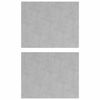 vidaXL Stufenmatten 2 stk. 50 x 40 cm Silber Aluminium Rechtwinklig