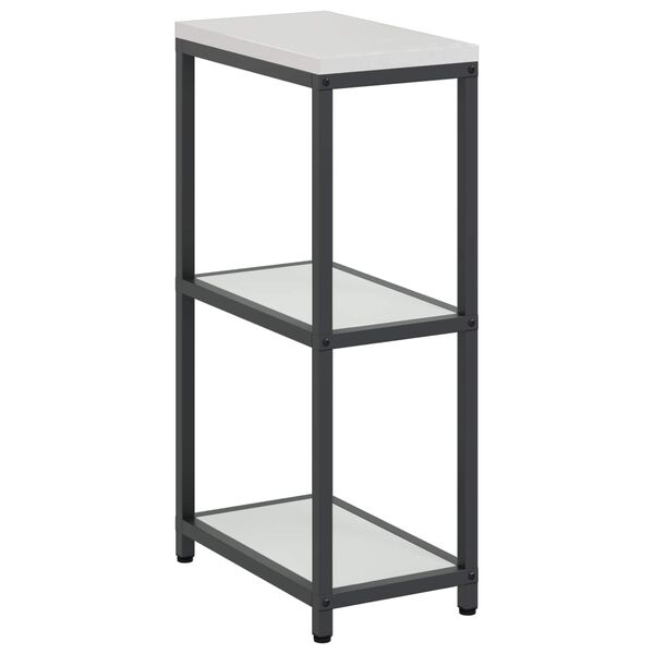 vidaXL K&uuml;chenaufbewahrung mit Regal Silber 30 x 50 x 92 cm Stahl