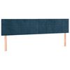 vidaXL Bettgestell ohne Matratze Dunkelblau 120x190 cm Samt