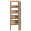 vidaXL Schuhregal Artisan-Eiche 61x32x87,5 cm Holzwerkstoff