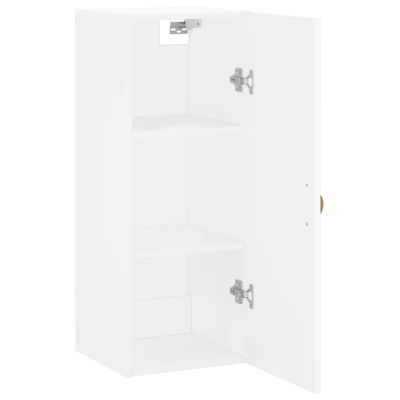 vidaXL Wandschrank Weiß 34,5x34x90 cm