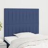 vidaXL Kopfteil Blau 100 x 5 x 118/128 cm Stoff