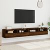 vidaXL TV-Wandschr&auml;nke 2 Stk. Braun Eiche-Optik 100x30x30 cm