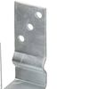 vidaXL Pfostentr&auml;ger 6 Stk. Silbern 14&times;6&times;15 cm Verzinkter Stahl