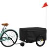 vidaXL Fahrradanh&auml;nger Schwarz 30 kg Eisen