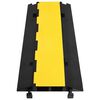 vidaXL Kabelbr&uuml;cke 2 Kan&auml;le Gummi 100 cm