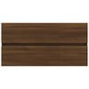 vidaXL Waschbeckenunterschrank Eichen-Optik 90x38,5x45cm Holzwerkstoff