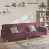 vidaXL Schlafsofa 2-Sitzer Lila Stoff