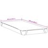 vidaXL Matratzenschoner Wei&szlig; 90x220 cm Wasserdicht