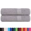 vidaXL Handt&uuml;cher FROGN 2 Stk. Grau 50x100 cm 360 g/m&sup2;