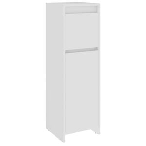 vidaXL Badezimmerschrank Wei&szlig; 30x30x95 cm Holzwerkstoff