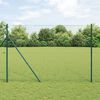 vidaXL Hexagonzaun Gr&uuml;n 1,5 x 10 m PVC