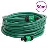 vidaXL Schlauchtrommel Freistehend Gr&uuml;n mit 50 m Schlauch PVC