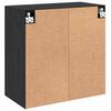 vidaXL Wandschrank Schwarz Eichen-Optik 60 x 31 x 60 cm Holzwerkstoff