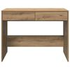 vidaXL Schreibtisch Artisan-Eiche 101x50x76,5 cm Holzwerkstoff
