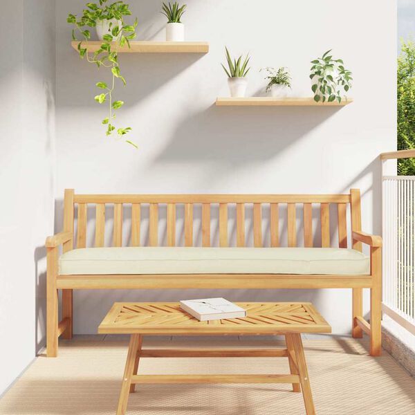 vidaXL Palettenkissen Creme 180 x 40 x 8 cm Oxford-Stoff
