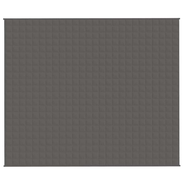 vidaXL Gewichtsdecke Grau 220x260 cm 11 kg Stoff