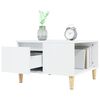 vidaXL Couchtisch Wei&szlig; 55x55x36,5 cm Holzwerkstoff