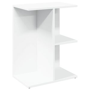 vidaXL Nachttisch Wei&szlig; 46,5x29x61 cm Holzwerkstoff