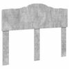 vidaXL Bettrahmen Beton Grau 135 x 190 cm Massives Kiefernholz