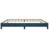 vidaXL Bettgestell ohne Matratze Dunkelblau 200x200 cm Samt
